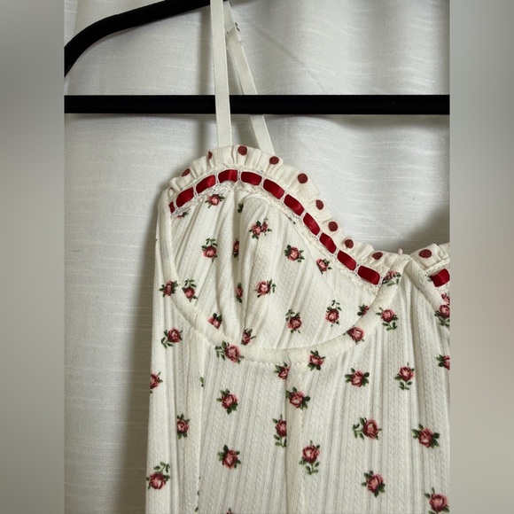 Edikted Floral Corset Top & Mini Skirt Matching Festival Set | NWT Size S & XS - Picture 10 of 17